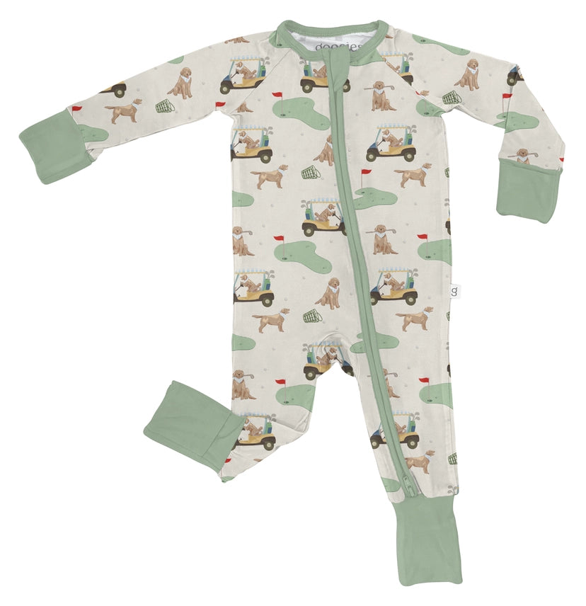 Barks & Birdies Convertible Zip Pjs