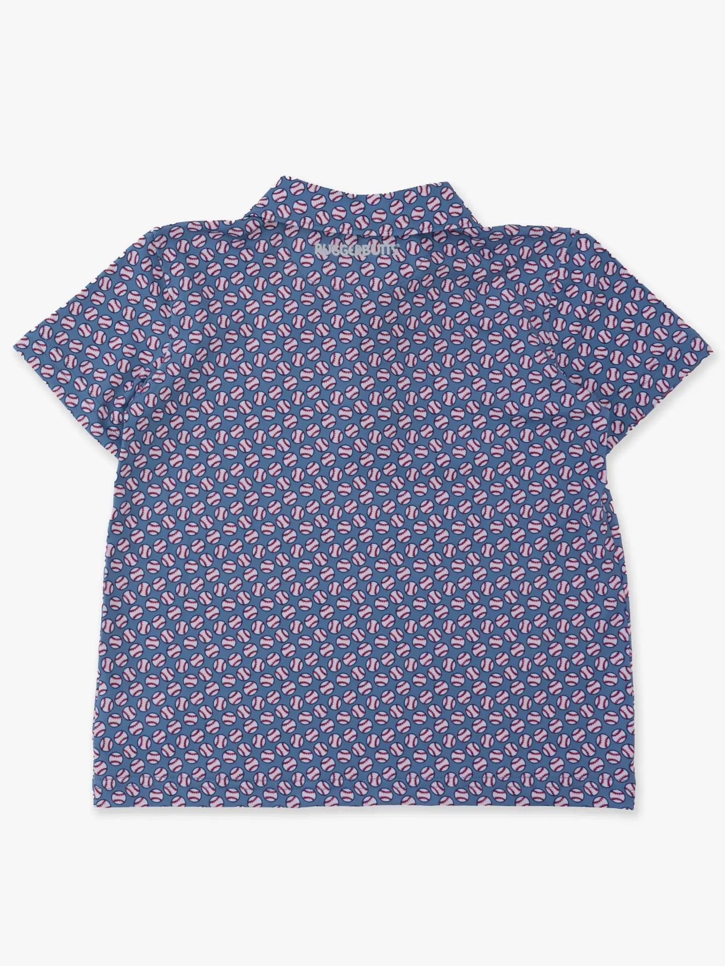 Boys Home Run Knit Short Sleeve Performance Polo