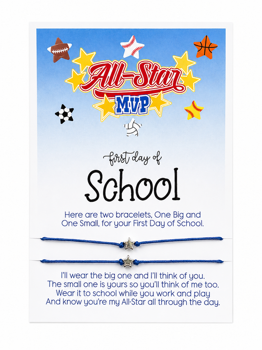 Back To School Wish Bracelet Set- All-Star