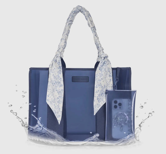 Case-Mate Something Navy Twilly Jelly Tote Bag