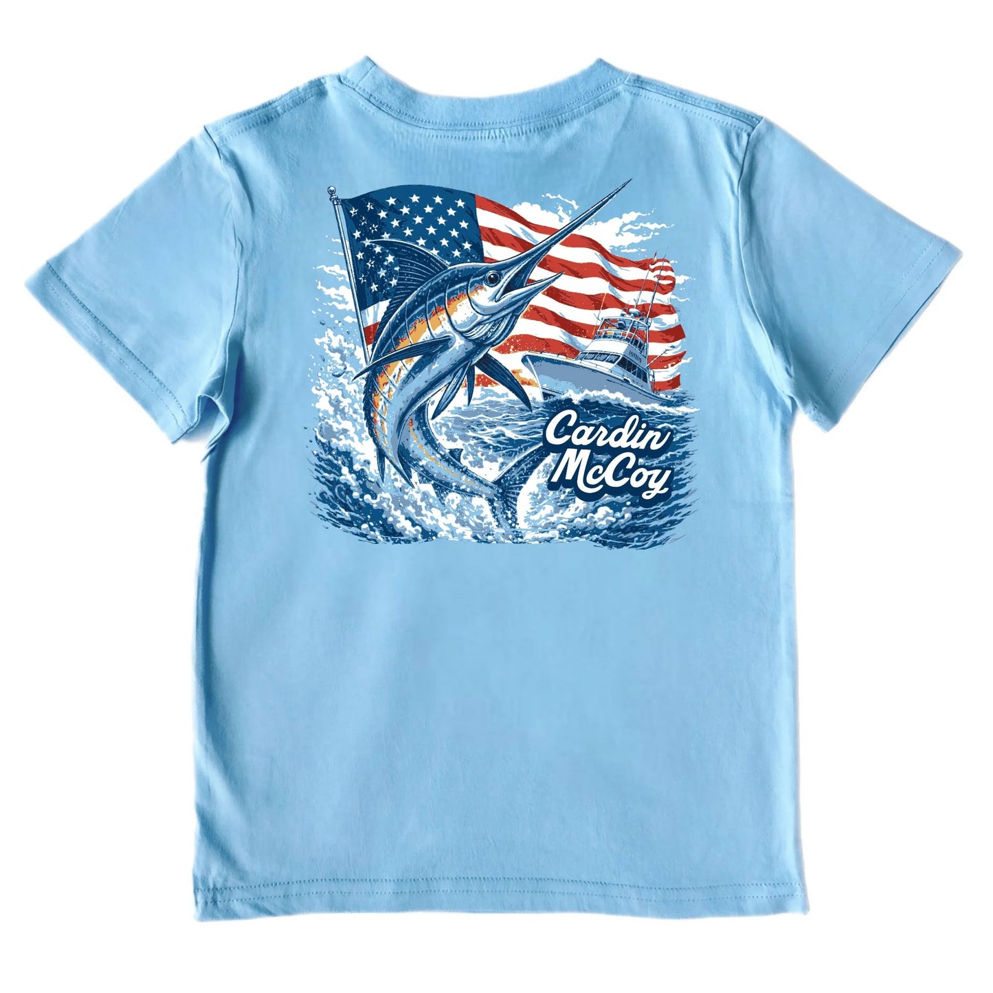 American Marlin Front SS Tee