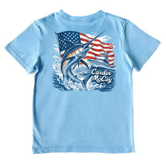 American Marlin Front SS Tee