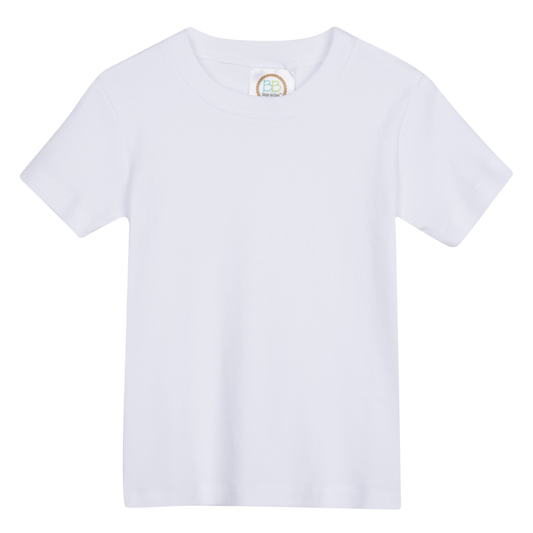 Boy's Short Sleeve- White