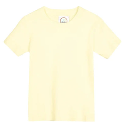 Boy's Short Sleeve - Pale Yellow