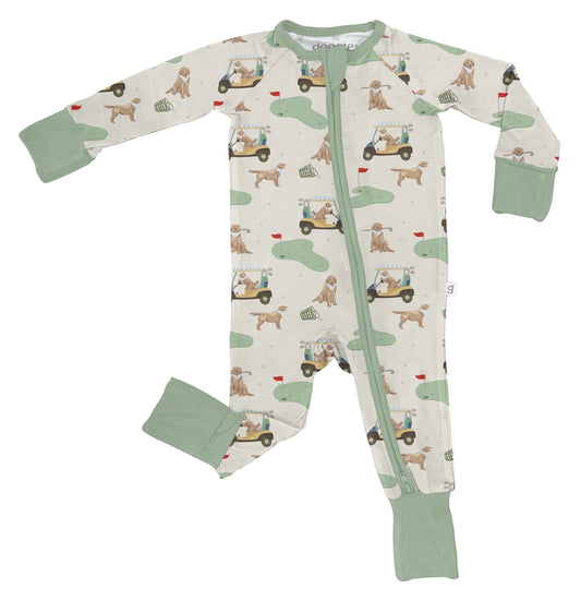 Barks & Birdies Convertible Zip Pjs