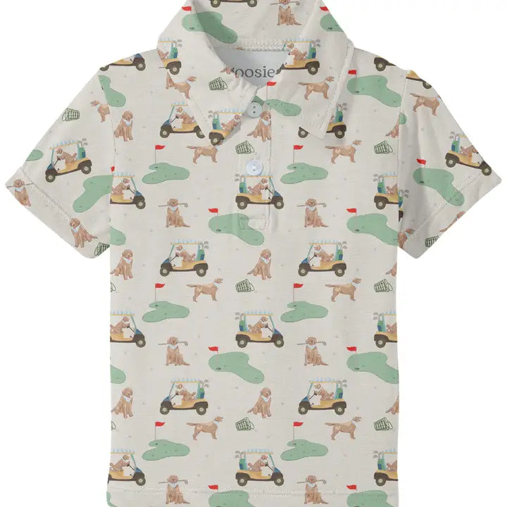 Barks & Birdies Short Sleeve Polo Shirt