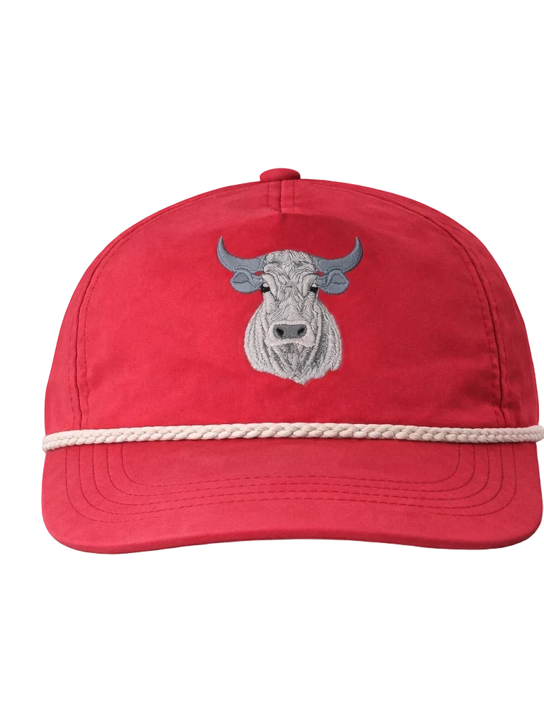 Bull Rope Cap, Red