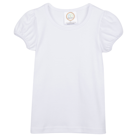 Girl's Short Sleeve - White