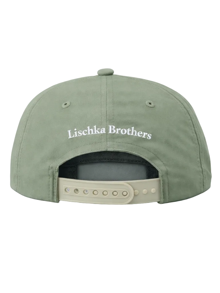 Flying Mallard Duck Rope Cap in Olive Green
