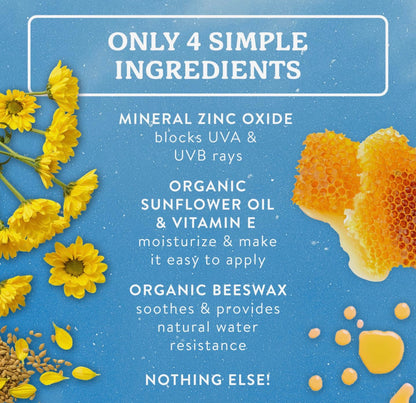 Badger Mineral Sunscreen Spf 40, Zinc Oxide Sun Care