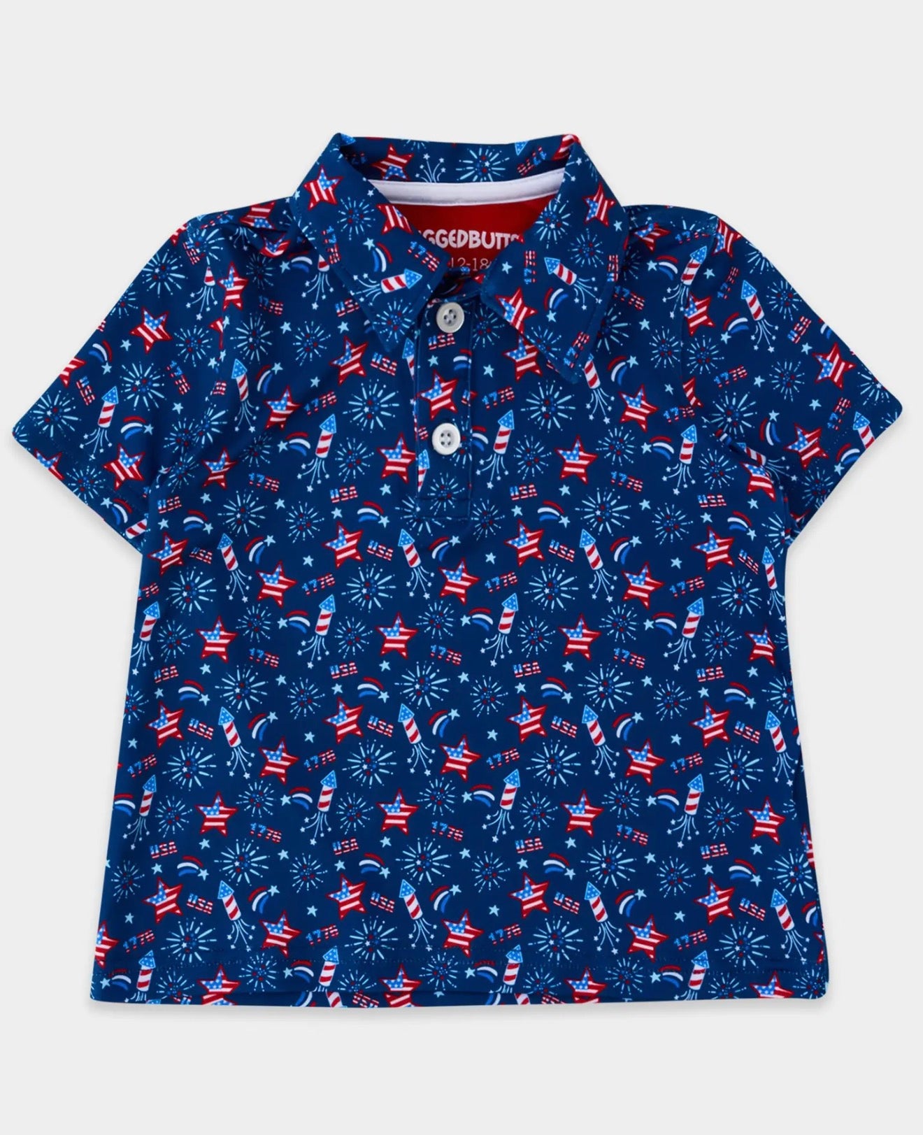 Red White & Boom SS Performance Polo