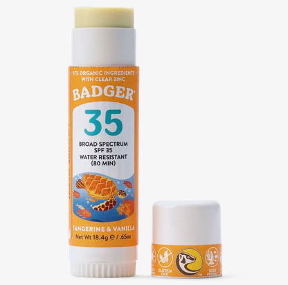 Badger Kids Mineral Sunscreen Face Stick Spf 35