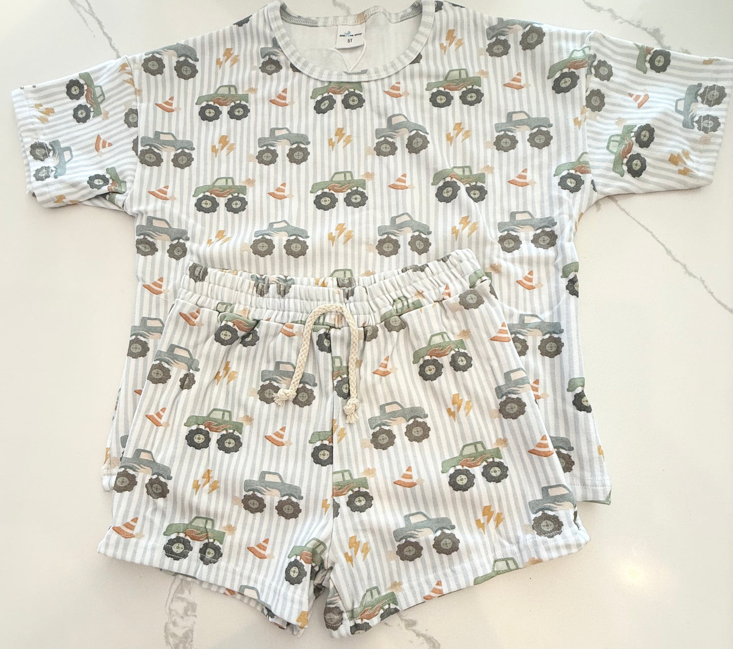 Monster Truck Slouchy Set