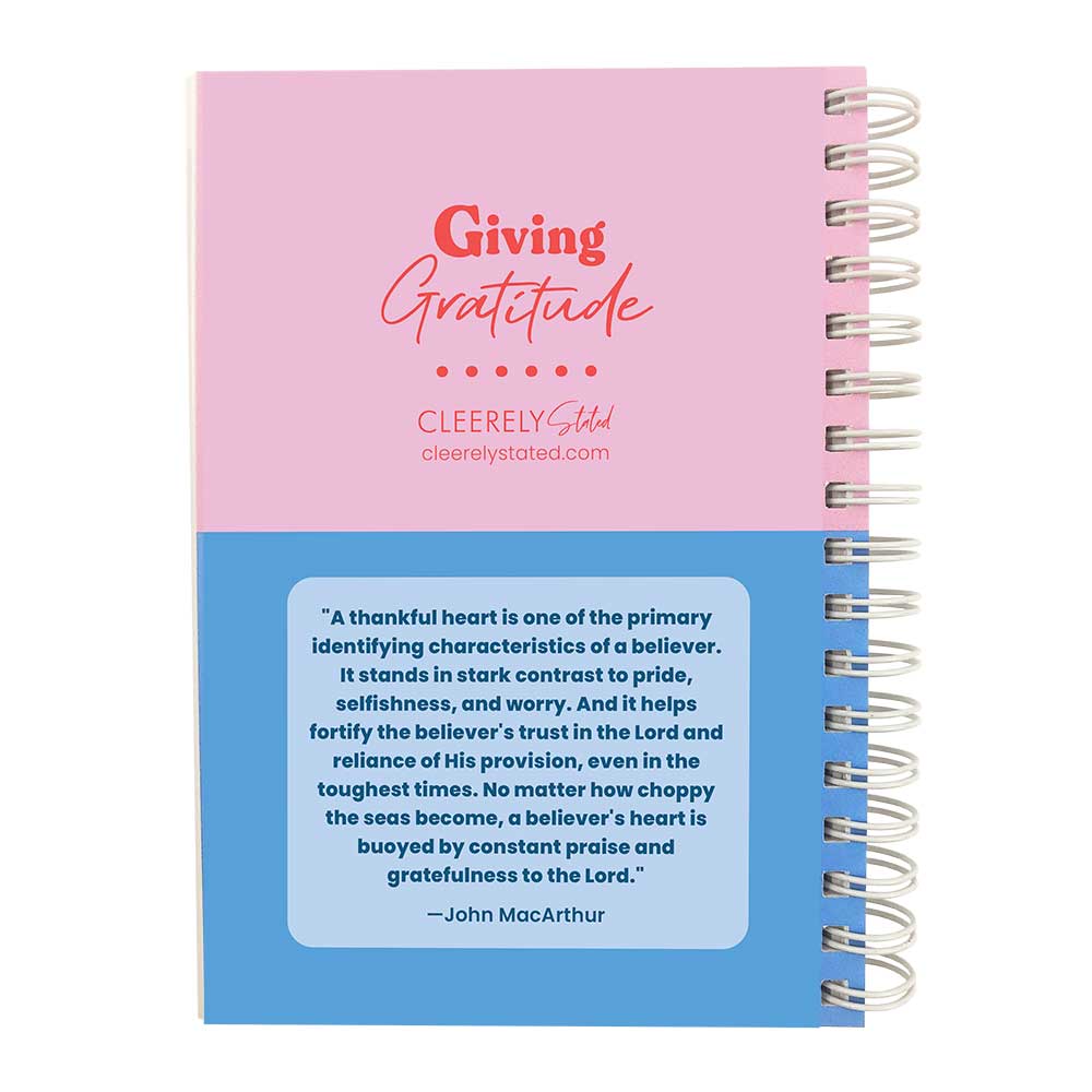 Giving Gratitude—30 Day Journal