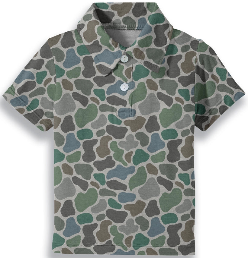 Pebble Camo Polo