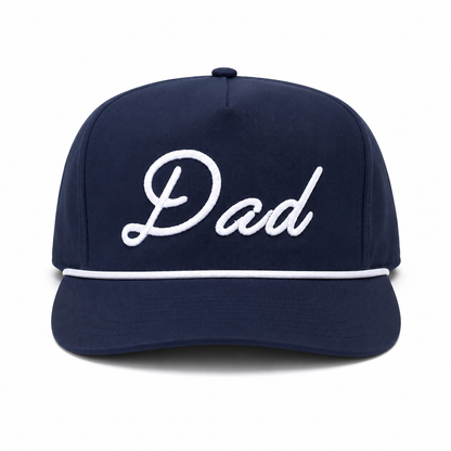 Dad Trucker Hat- Navy Performance