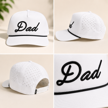 Dad Relaxed Hat- White