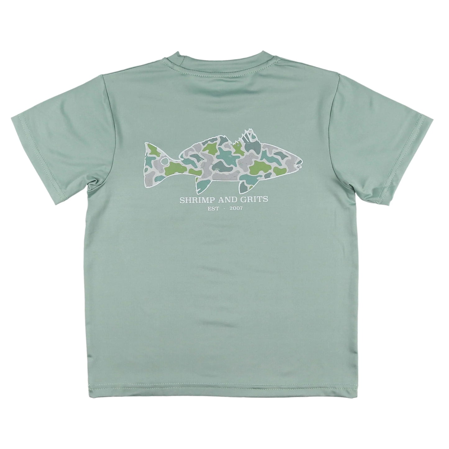 Coastal Camo Performance Graphic Tee