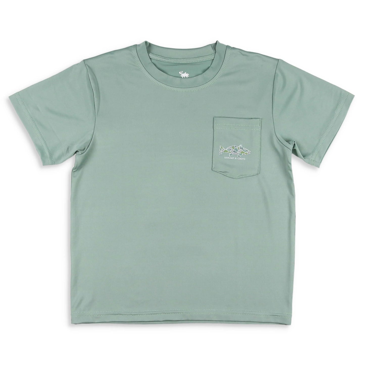 Coastal Camo Performance Graphic Tee