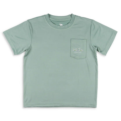 Coastal Camo Performance Graphic Tee