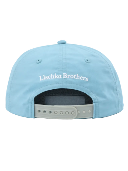 Large Mouth Bass Rope Cap in Aqua