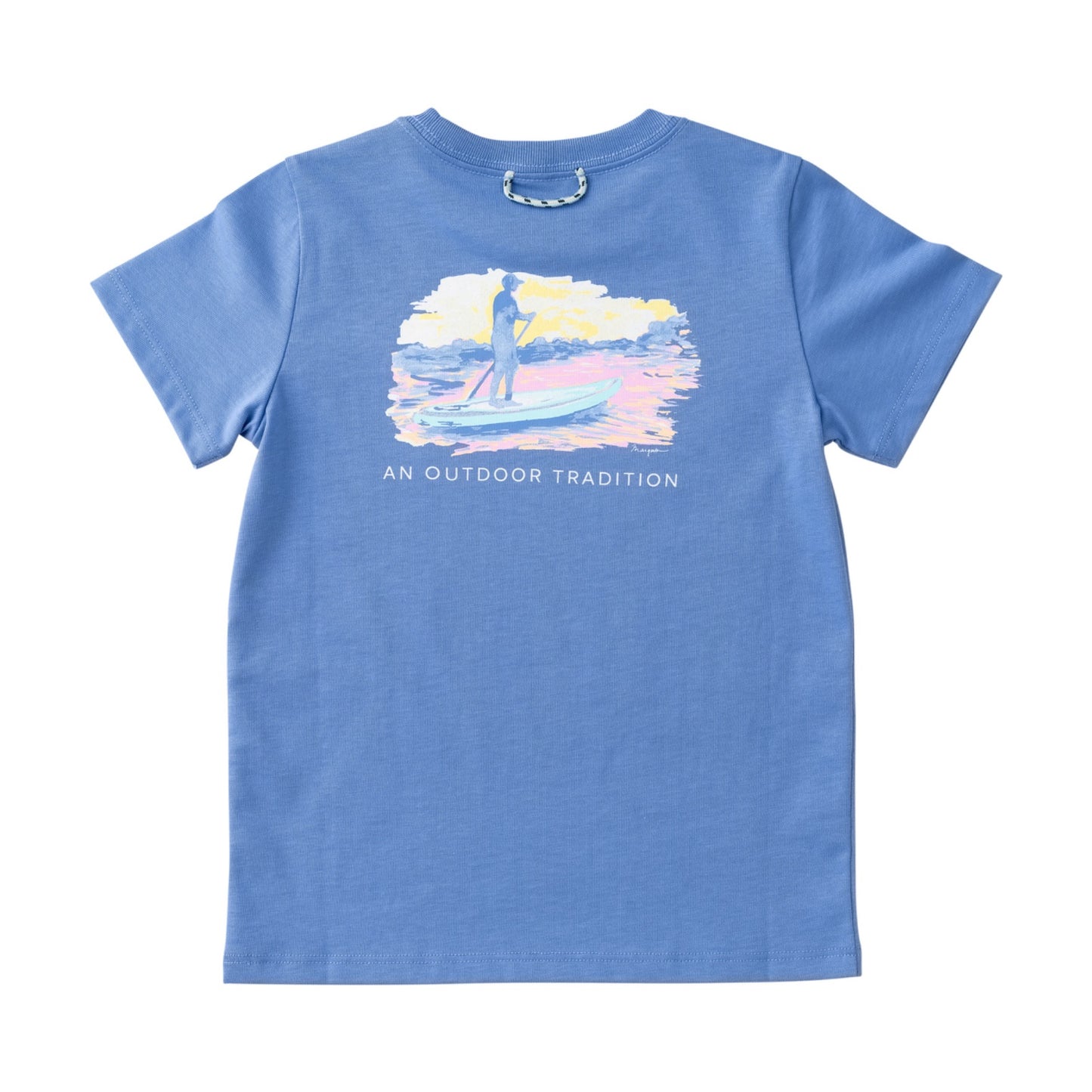 Girls' S/S Cotton T-shirt in Persian Jewel Heather