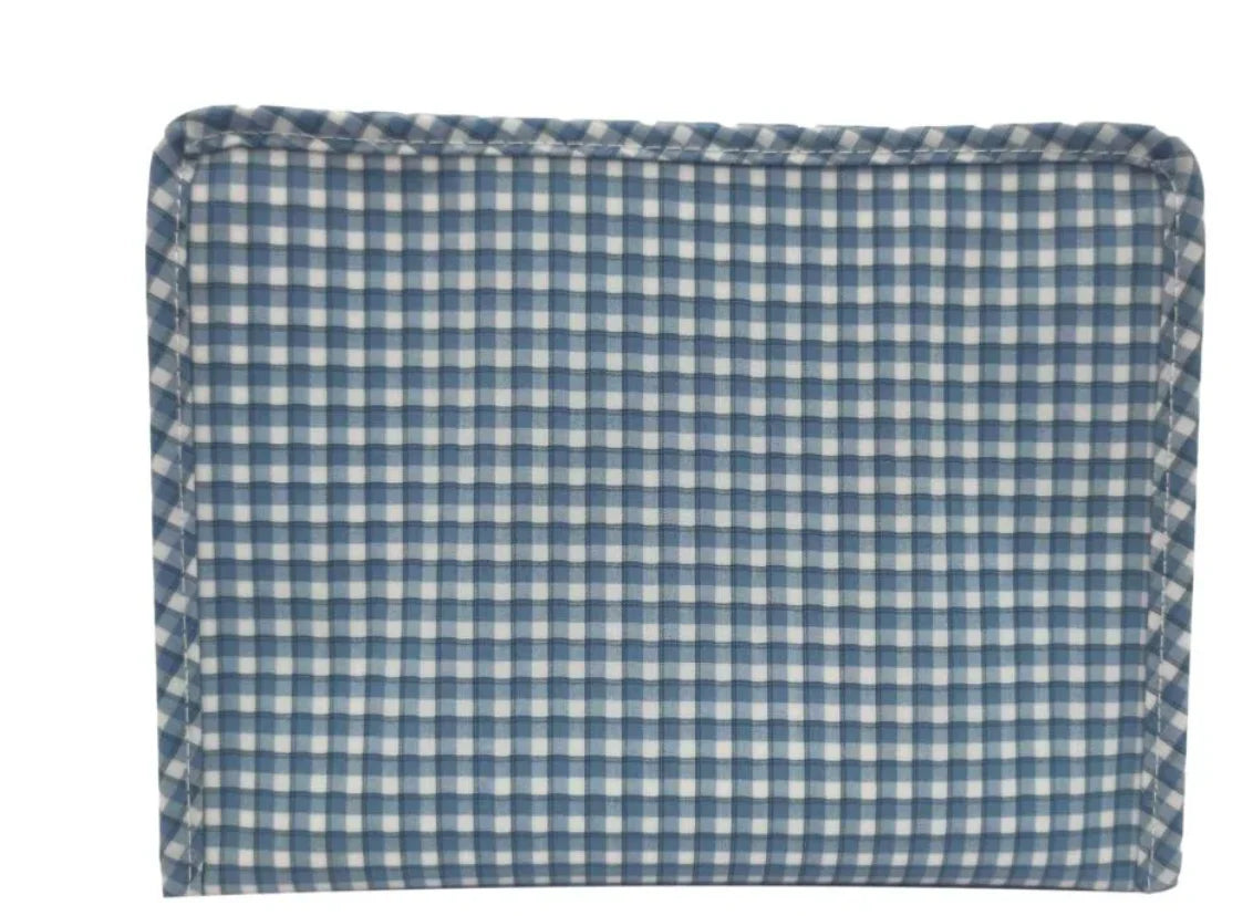 ROADIE MEDIUM Zip Pouch - RODEO CHECK INDIGO