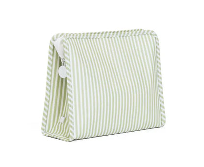 ROADIE MEDIUM Zip Pouch - PIMLICO STRIPE SAGE