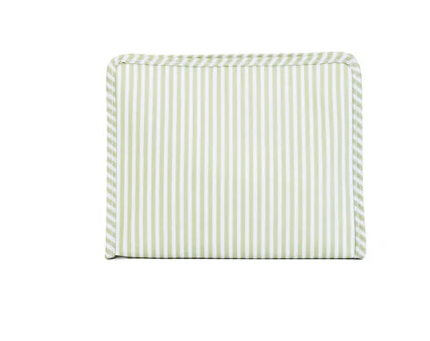 ROADIE LARGE Zip Pouch - PIMLICO STRIPE SAGE