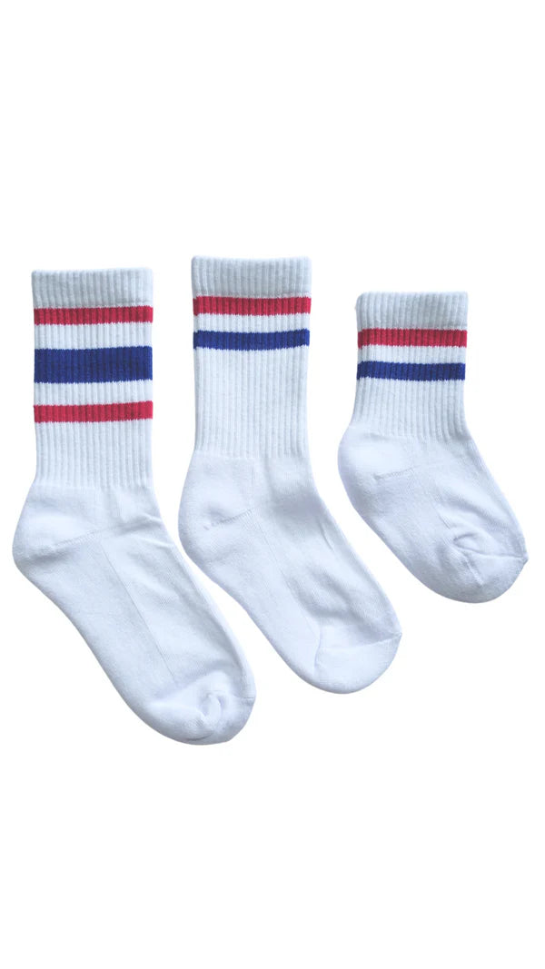 Game Day Socks - Blue & Red