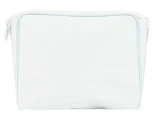 The Go Bag in Light Blue Stripe - Small