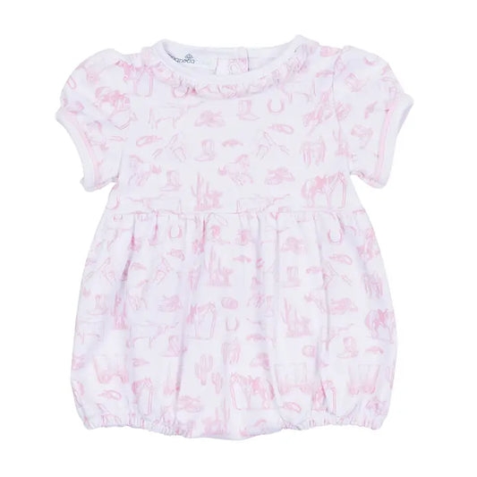 Wild West Toile Bubble - Pink