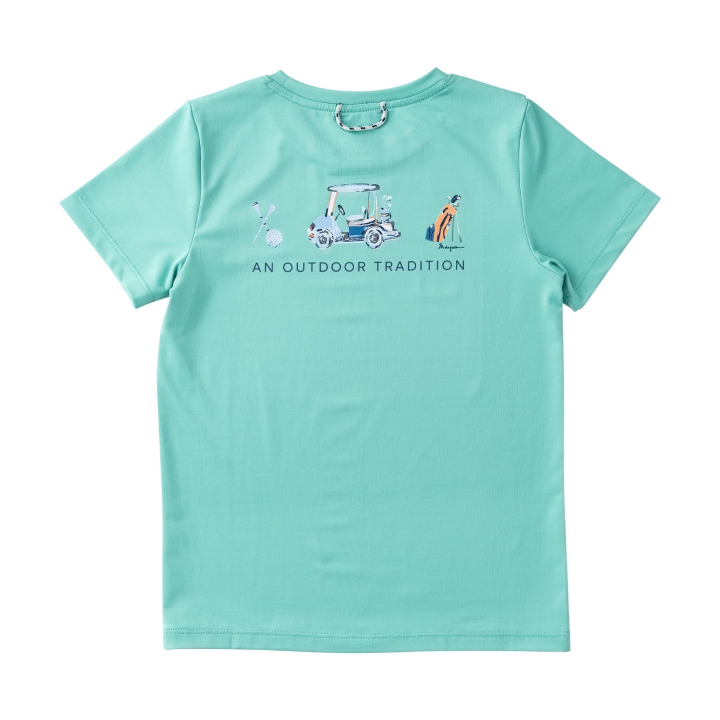 Kid's Pro Performance Short Sleeve T-shirt in Marine Green