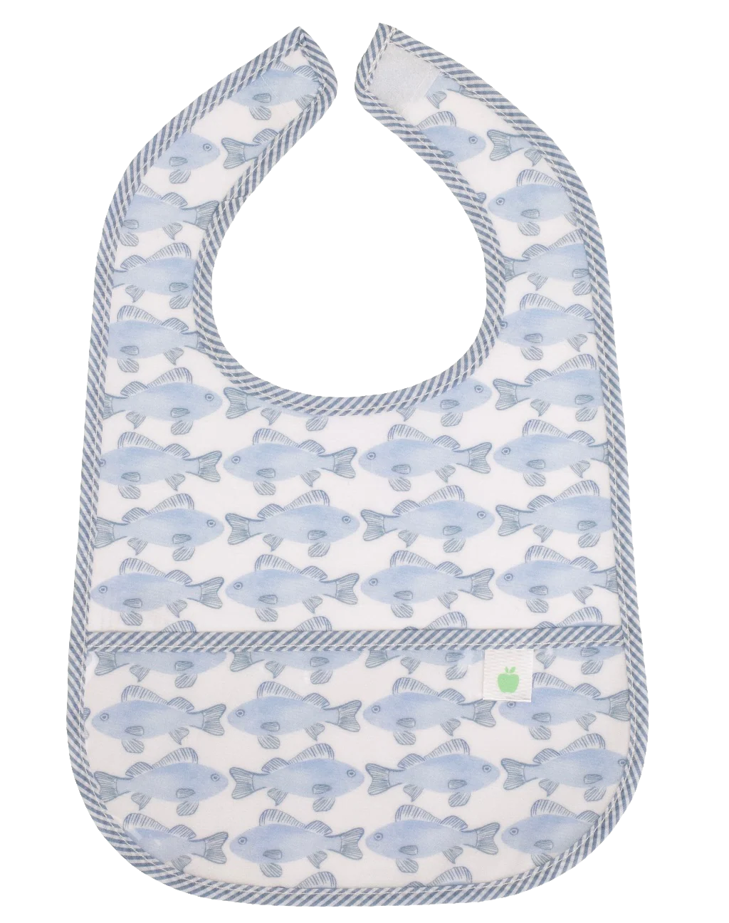 The Wipe It Bib in Fish