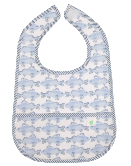 The Wipe It Bib in Fish